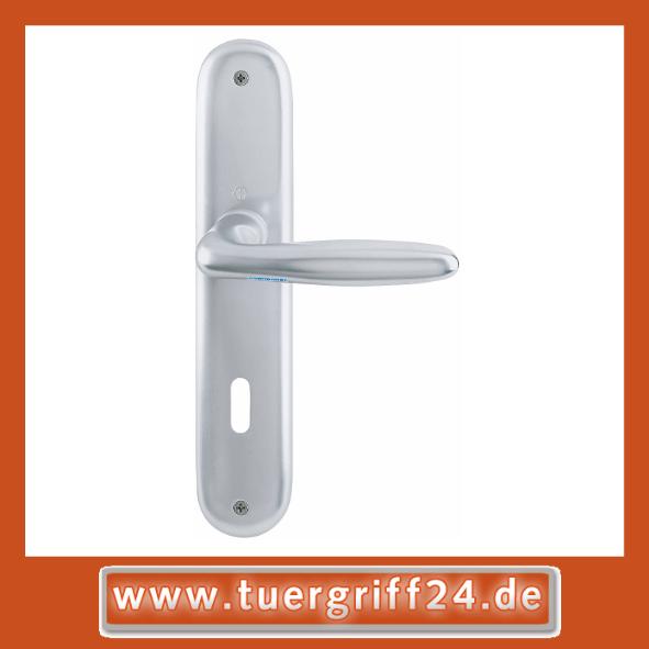 Hoppe Verona Aluminium Langschildgarnitur F1 Natur 1510/273P, 2962220, 6659221, 2962238, 2962246, 8005688, 2806585